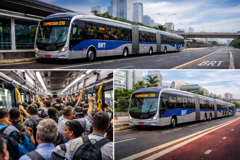 🚍 Gigante das ruas: novo ônibus de 23 metros promete revolucionar o transporte urbano